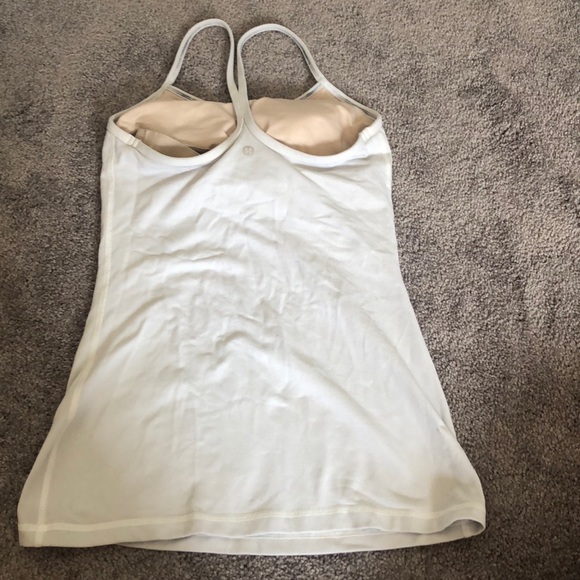 White lululemon tank top - Picture 2 of 2